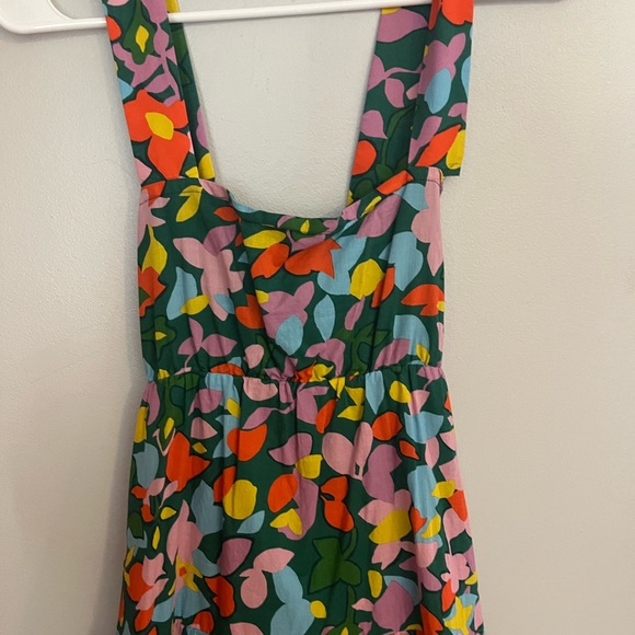 J. Crew Green Floral Dress - Picture 3 of 6